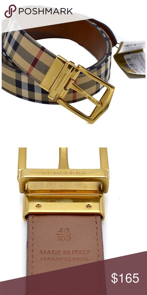 authentic burberry belt.